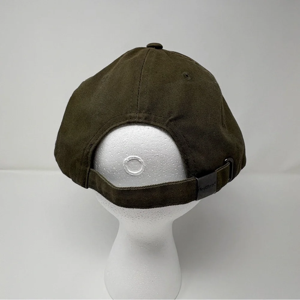 TruWood Wooden Brim Baseball Hat cap Adjustable One Size Green Brown 100% Cotton - Picture 6 of 12